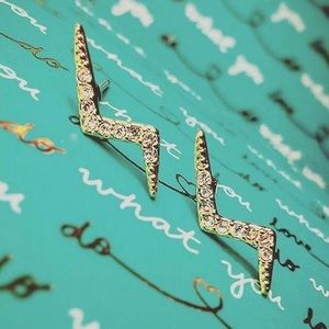 Stella & Dot Lightning Bolt Studs